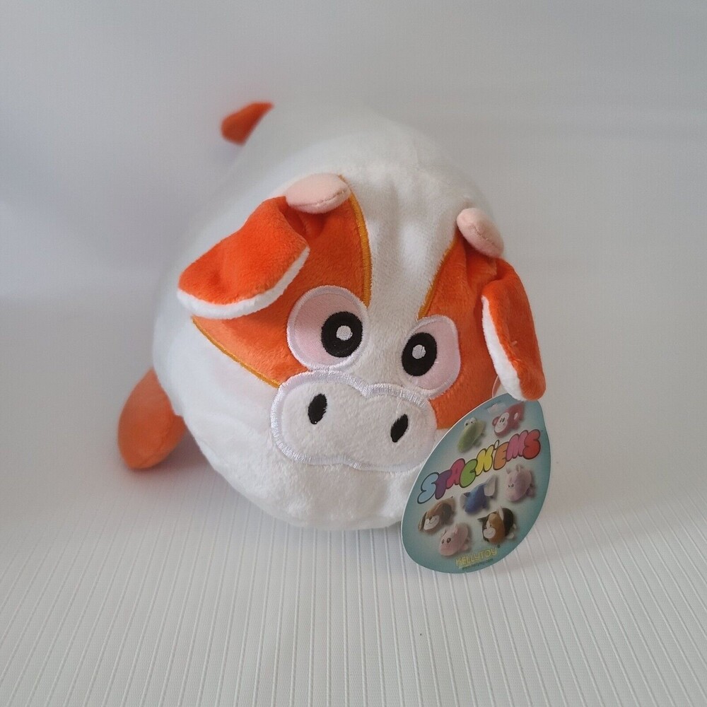 Bun Bun Stackems Orange Plush Bull Cow 2015 10"